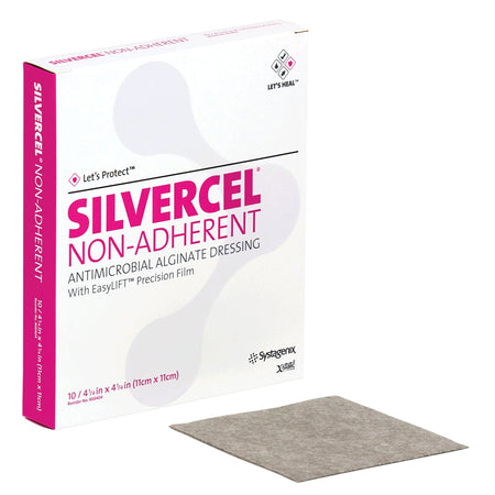Solventum 900404 3M Silvercel Silver Alginate Antimicrobial Wound Dressing 4-1/4 x 4-1/4