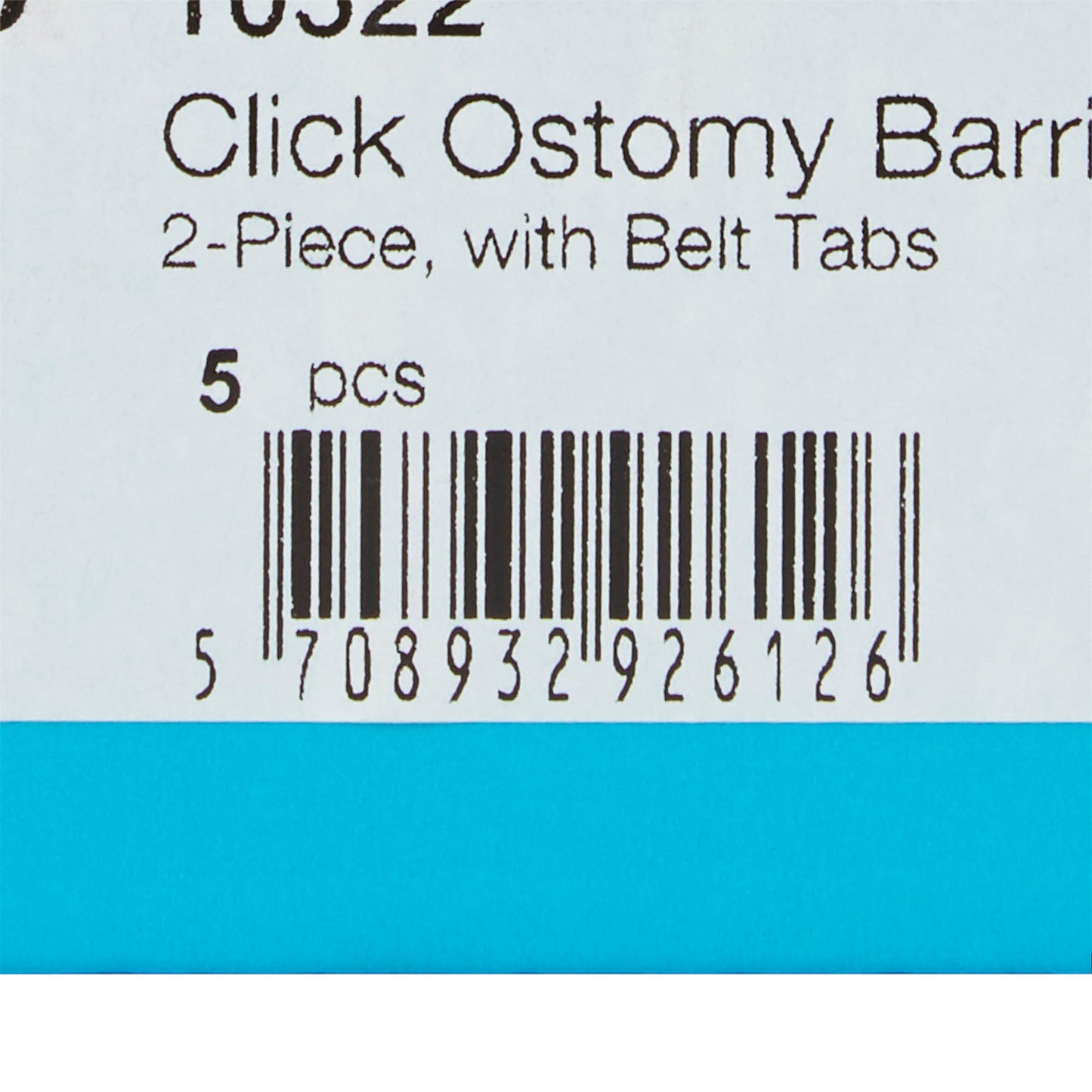 SenSura® Mio Click Ostomy Barrier, Trim to Fit 10 – 55 mm, Blue Match