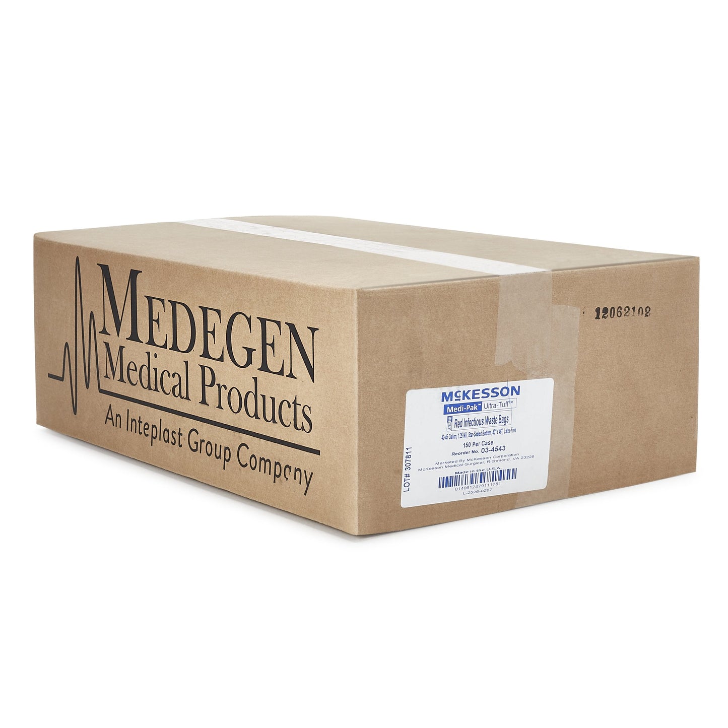 ULTRA-TUFF™ Infectious Waste Bag, 40-45 gal