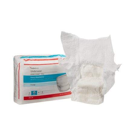 Cardinal 1625R Sure Care Plus Heavy Absorbent Underwear, Extra Large