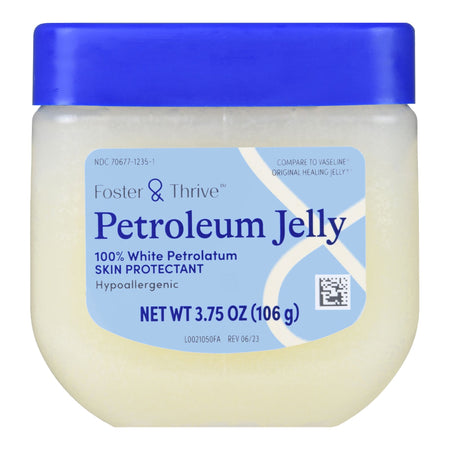 McKesson 70677123501 Foster & Thrive Petrolatum Jelly, 3.75-ounce jar