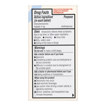 Foster & Thrive™ Allergy Relief Chlorpheniramine Maleate 4 mg Tablets