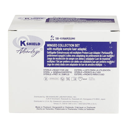 K-Shield® Advantage Blood Collection Set, 23 Gauge, ¾-inch needle length