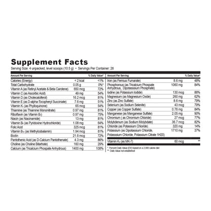 NanoVM® 9 – 18 Years Dietary Supplement, 275-gram jar