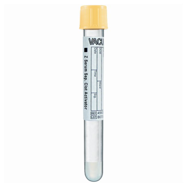 Greiner 454228P Vacuette® Z Serum Sep Clot Activator Venous Blood Collection Tube, 3.5 mL