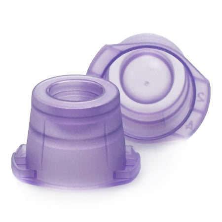 McKesson 177-118115L Lavender Tube Closure, 12 mm, 13 mm and 16 mm