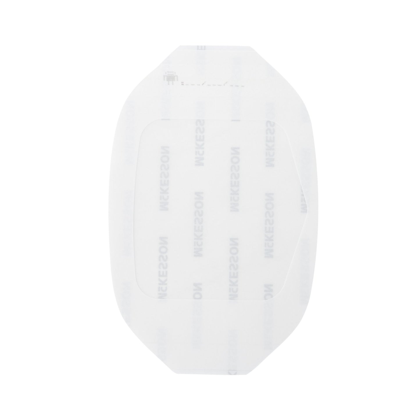McKesson Octagonal Sterile Dressing with Frame-Style Delivery, 4 x 4-3/4 Inch