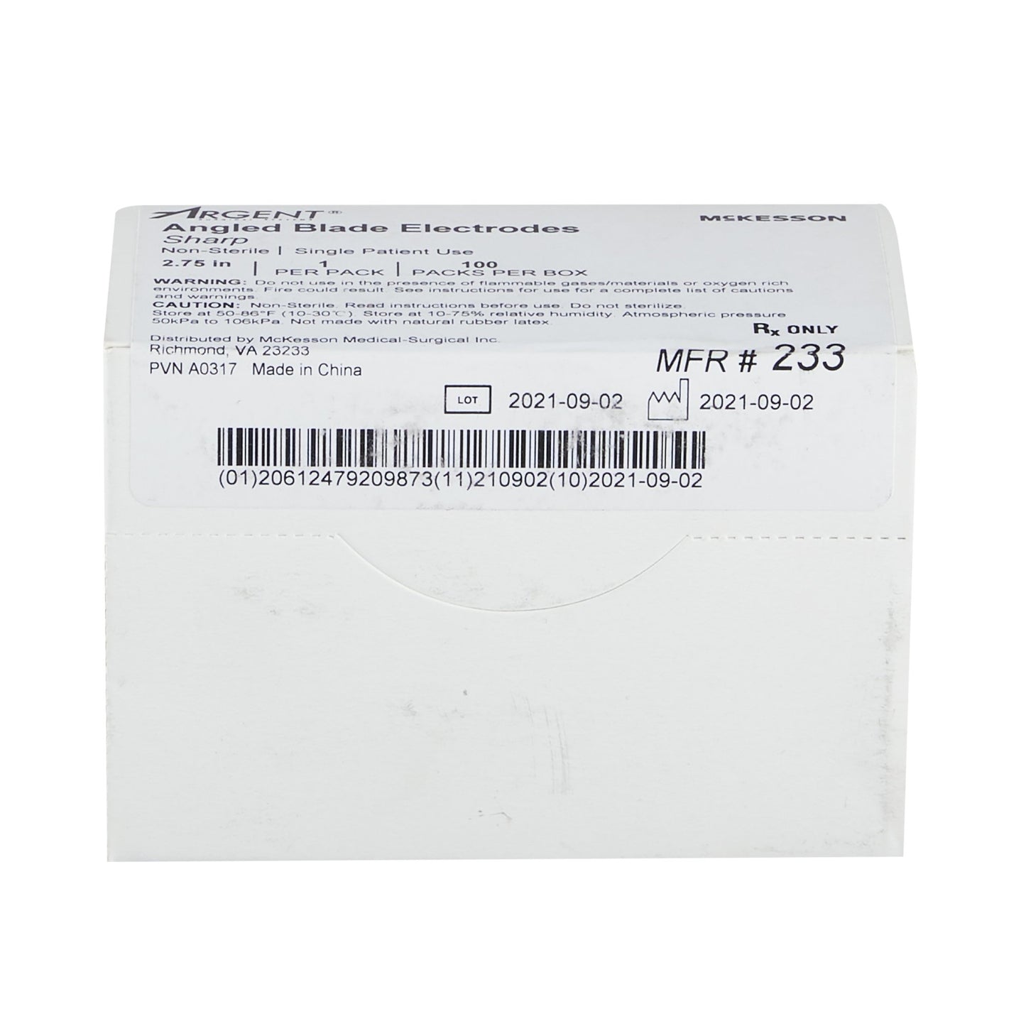 McKesson Argent™ Disposable Dermal Tip Electrode