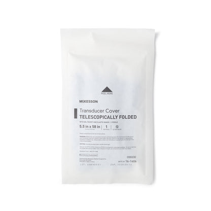 McKesson Telescopically Folded Transducer Cover, 5.5 x 58 Inch