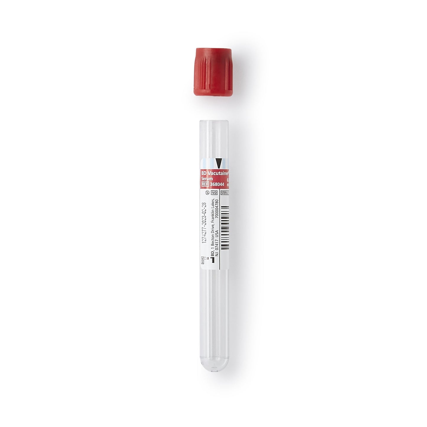 BD Vacutainer® Plus Venous Blood Collection Tube Clot Activator Additive 6 mL BD Hemogard™ Closure Plastic Tube