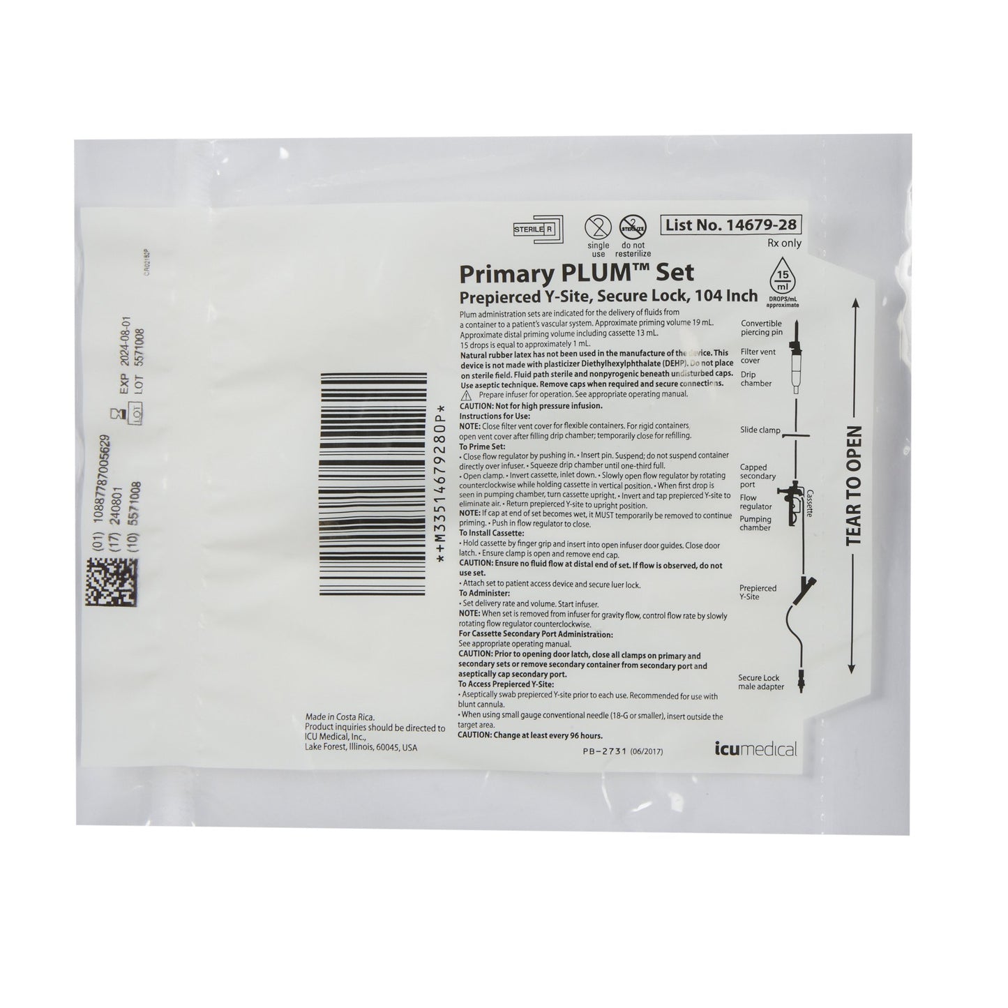LifeShield® Primary Administration Set