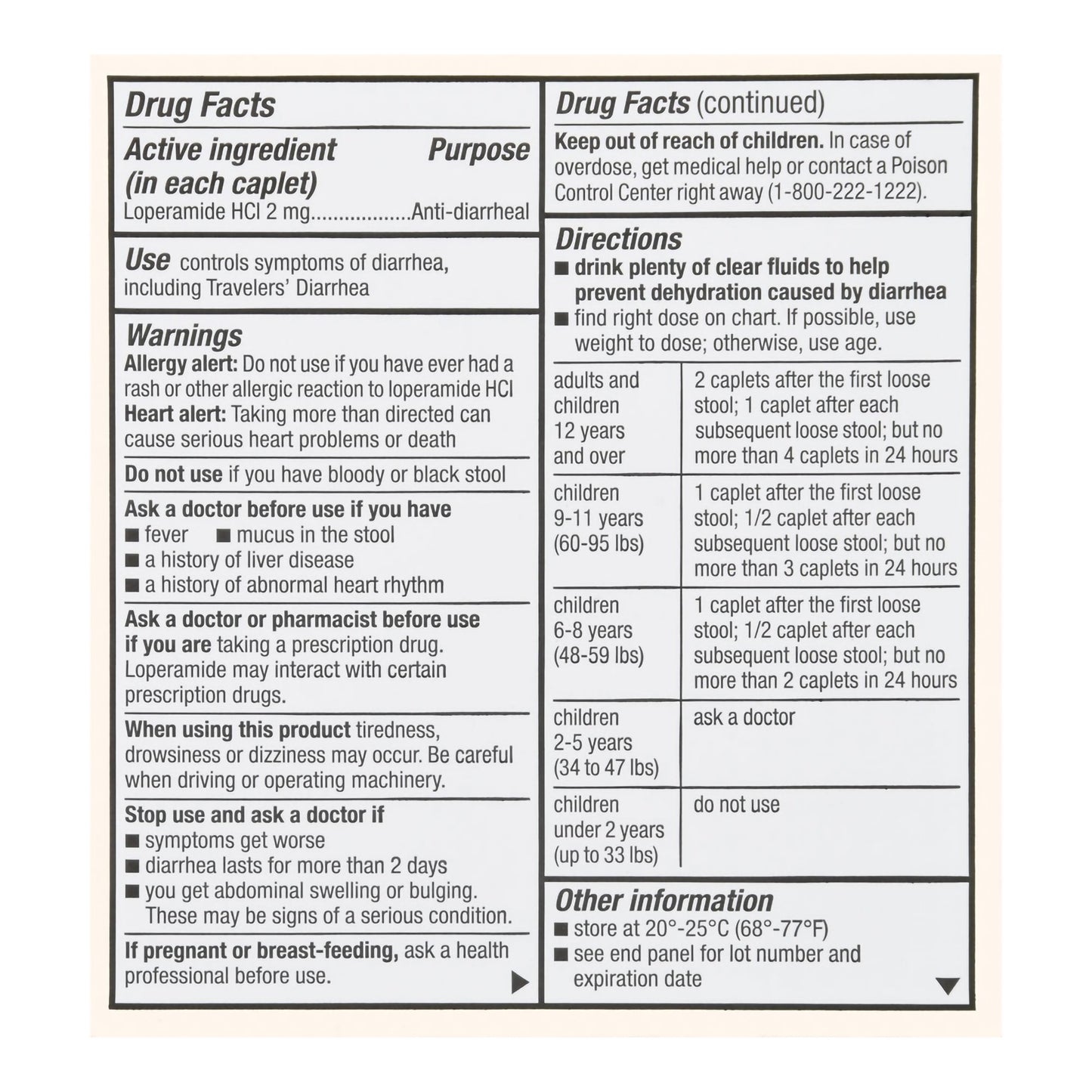 Foster & Thrive™ Anti-Diarrheal Loperamide HCl 2 mg Caplets
