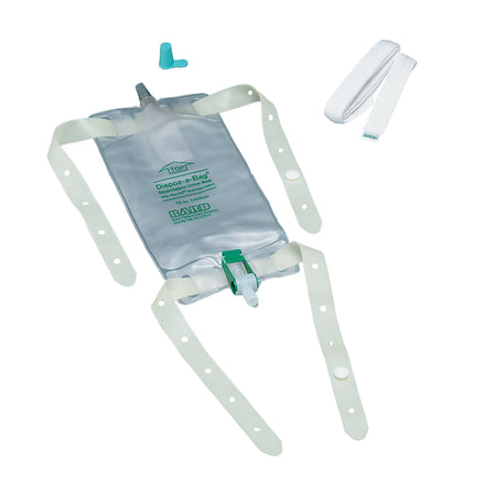 Bard 150419 Dispoz-a-Bag Urinary Leg Bag, 562 mL