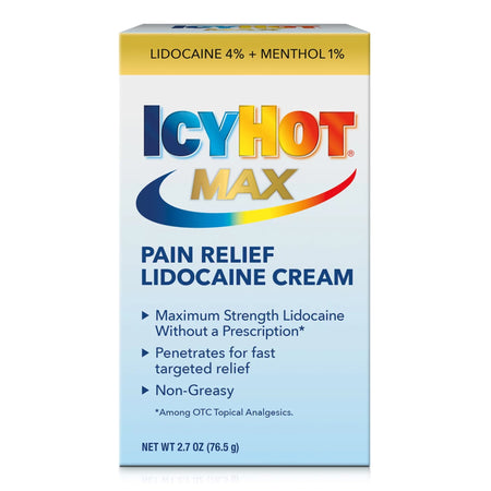 Sanofi 4116717101 Icy Hot Lidocaine Pain Relief Cream