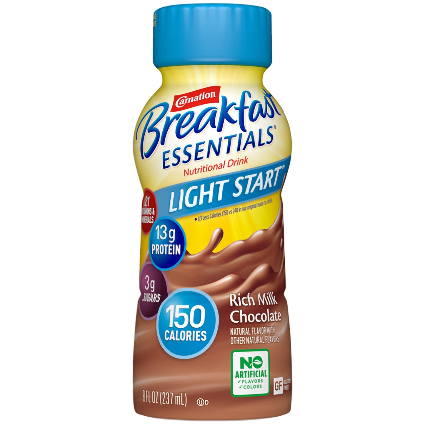 Carnation Breakfast Essentials® Light Start® Chocolate Nutritional Drink, 8-oz.