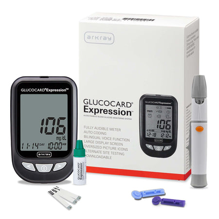 Arkray USA 571100 Glucocard Expresson Blood Glucose Meter Kit