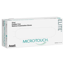 Micro-Touch® Elite® Stretch Vinyl Exam Glove, Medium, Ivory