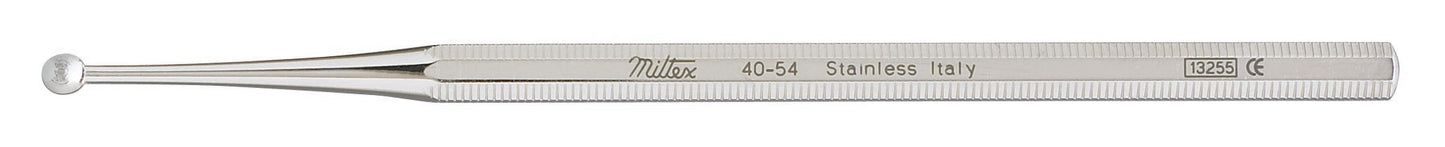 Dermal Curette Miltex® Verucca 5 Inch Length Solid Octagonal Handle 4 mm Tip Straight Round Cup Tip