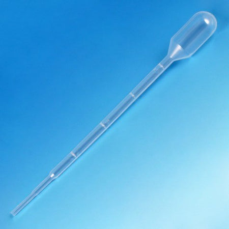 Globe Scientific 137035 Transfer Pipette, 3 mL, 2.2 mL Draw Volume