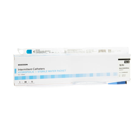 McKesson 16-MH1610C Urethral Catheter, 10 Fr., 16 Inch, Coude Tip