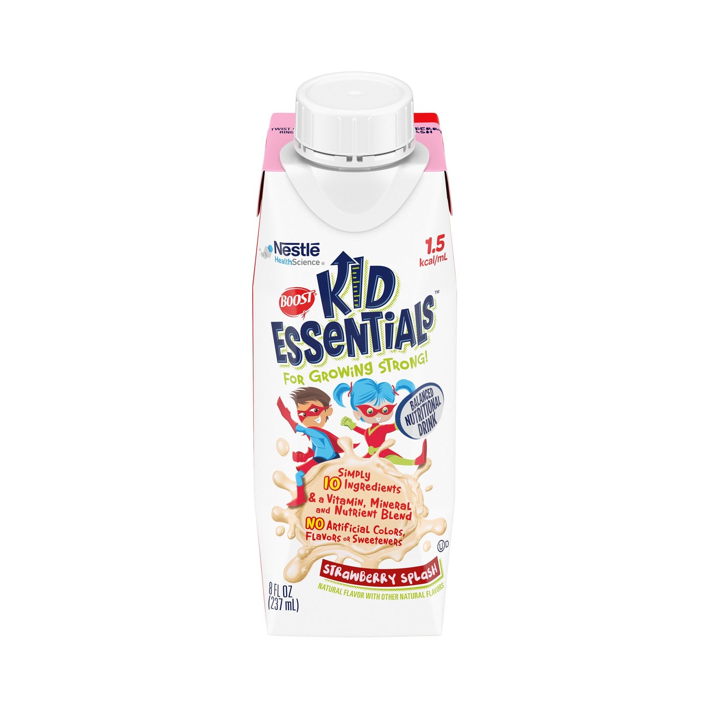 Boost® Kid Essentials™ 1.5 Balanced Nutritional Drink, Strawberry, 8-oz. carton
