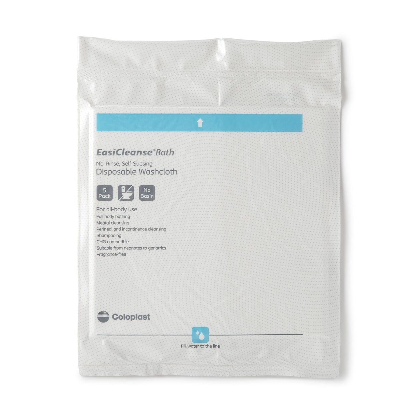 Coloplast EasiCleanse™ 7056 Bedside-Care® Bath Personal Cleansing Wipes, Unscented, Soft Pack