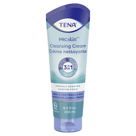 Tena® Body Wash Cleansing Cream, Alcohol-Free, White, 3-in-1 Formula, 8.5 ounces