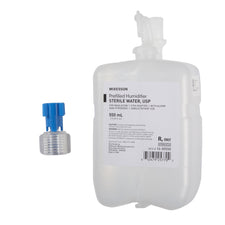 McKesson Humidifier Bottle with Adapter Prefilled 550mL For Inhalation 16-00550