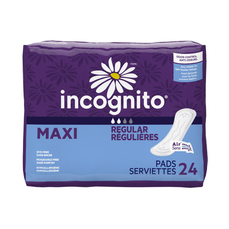Feminine Pad Incognito® Maxi Regular Absorbency