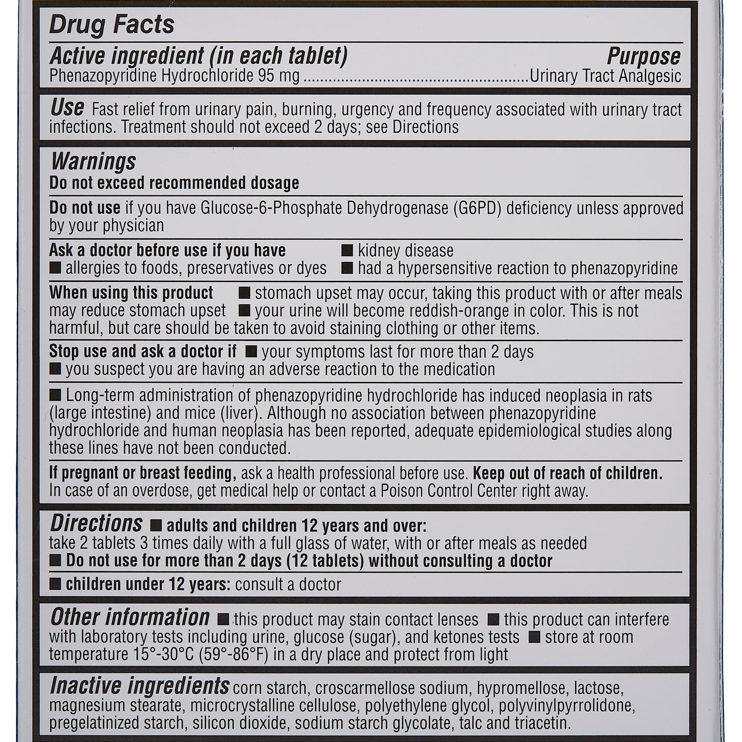 sunmark® Phenazopyridine Urinary Pain Relief
