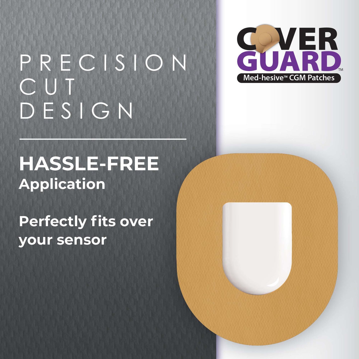 Sensor Overpatch CoverGuard Tan For Omnipod 5 Sensor