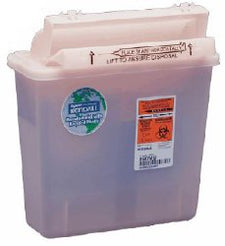 Renewables™ In-Room™ Sharps Container, 1.25 Gallon, 12.5 x 5.5 x 10.75 Inch