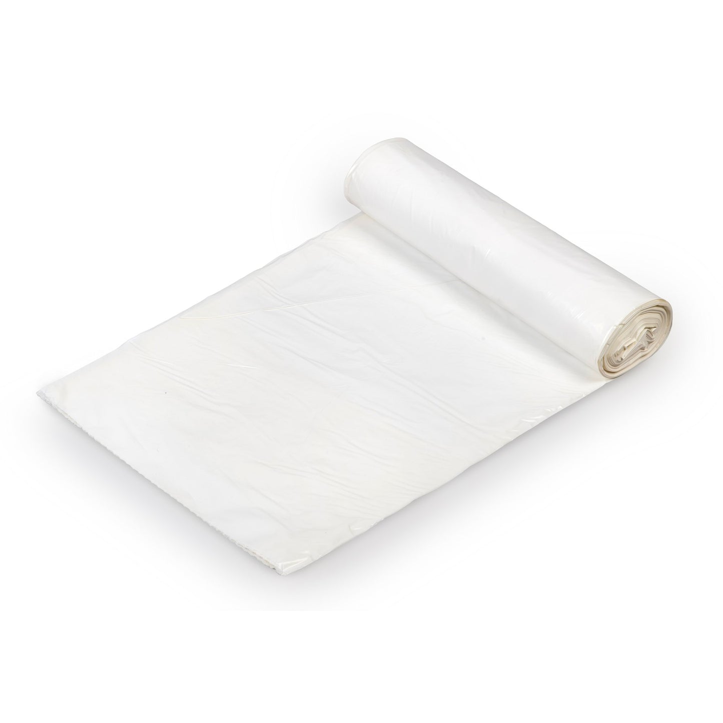Colonial Bag Extra Heavy Duty Tuff Trash Bag, White, 33 gal.