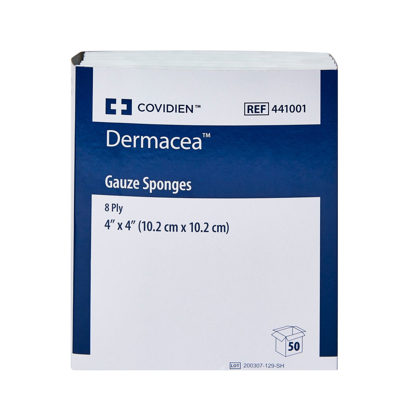 Dermacea™ Sterile Gauze Sponge, 4 x 4 Inch, 8-Ply