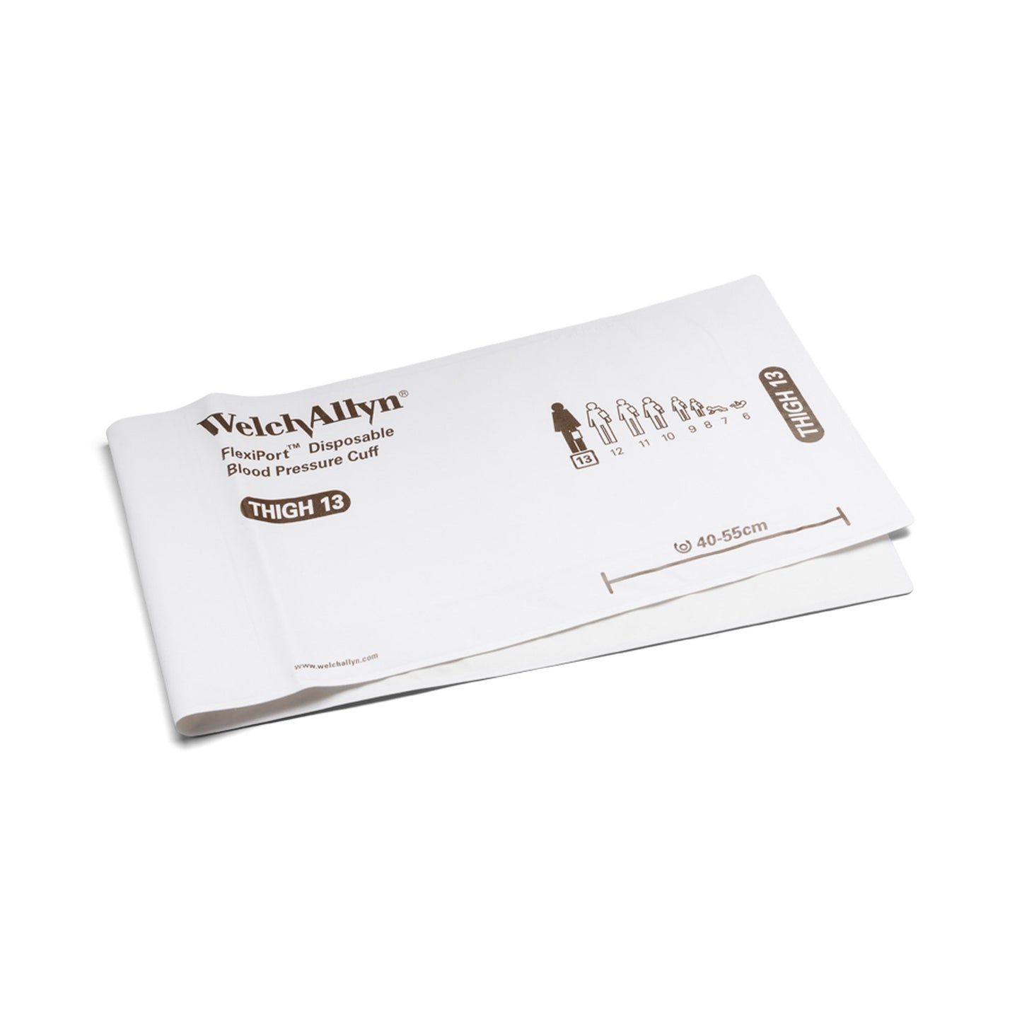 FlexiPort® Soft Disposable Blood Pressure Cuff, 1-Tube, Size 11