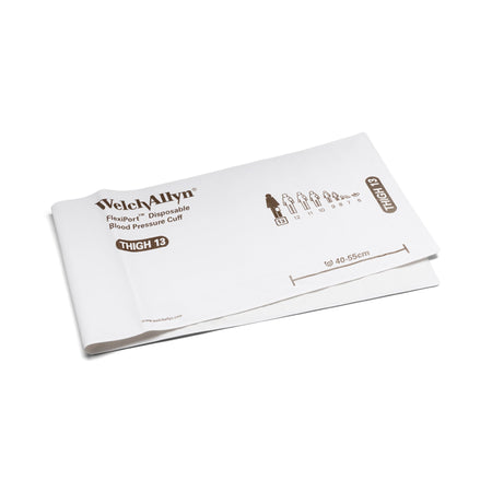 Welch Allyn SOFT-11-1SC FlexiPort Soft Disposable Blood Pressure Cuff, 1-Tube, Size 11