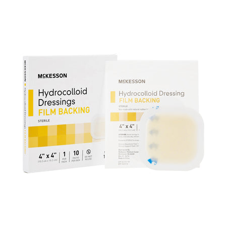 McKesson 1887 Hydrocolloid Dressing, 4 x 4 Inch