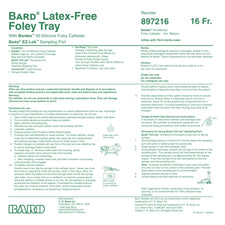 Bardia® Indwelling Catheter Tray, 16 Fr., Chamber Bag