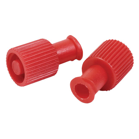 McKesson MSR1500 Dual Function Syringe Cap McKesson Red, Sterile