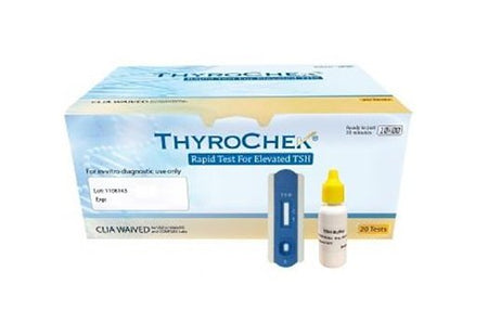 CLIAWAIVED INC 1243711 Thyroid Testing Test Kit ThyroChek Stimulating Hormone (TSH) 20 Tests CLIA