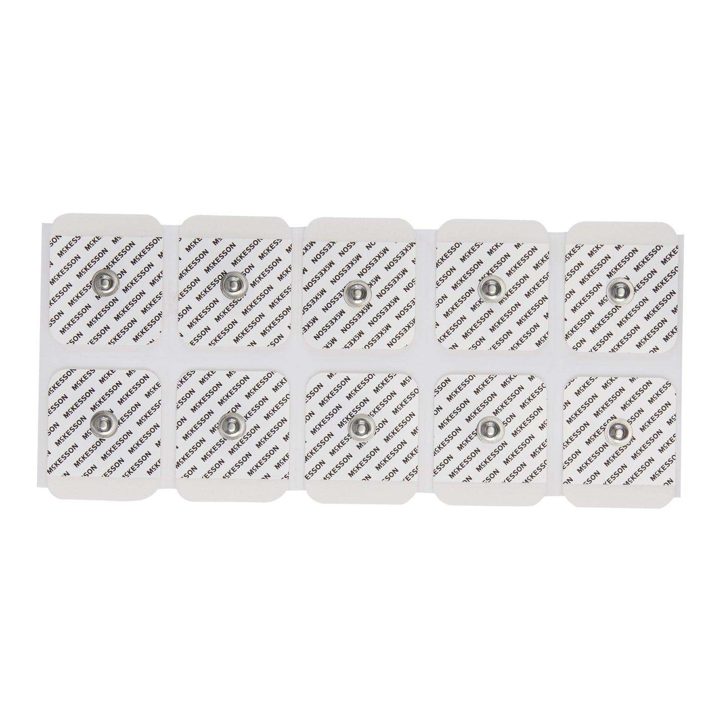 ECG Monitoring Electrode McKesson Snap Connector Conductive Adhesive Gel Foam Backing Adult Non-Radiolucent 10 per Pack