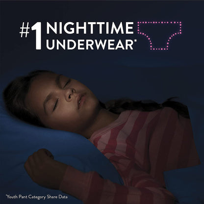 Goodnites® Girls Heavy Absorbency Nighttime Underwear, Extra Small