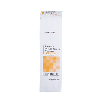 McKesson Gauze Sponge, 2 x 2 Inch, 8-Ply