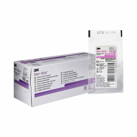 3M R1540 Steri-Strip Skin Closure Strips, nonwoven Material, Reinforced Strip, White