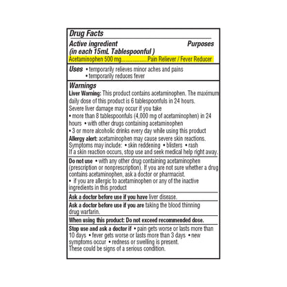 Geri-Care® Acetaminophen Pain Relief, 8 fl. oz.