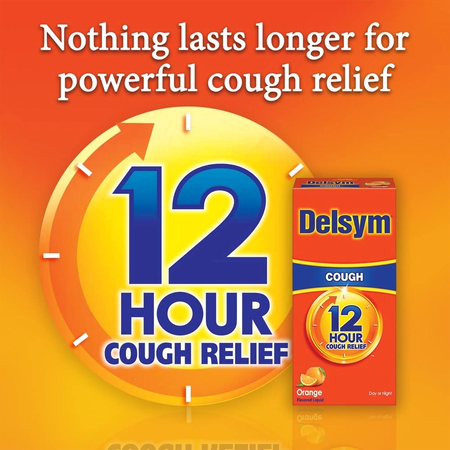 Delsym® 12 Hour Cough Relief, Orange Flavor