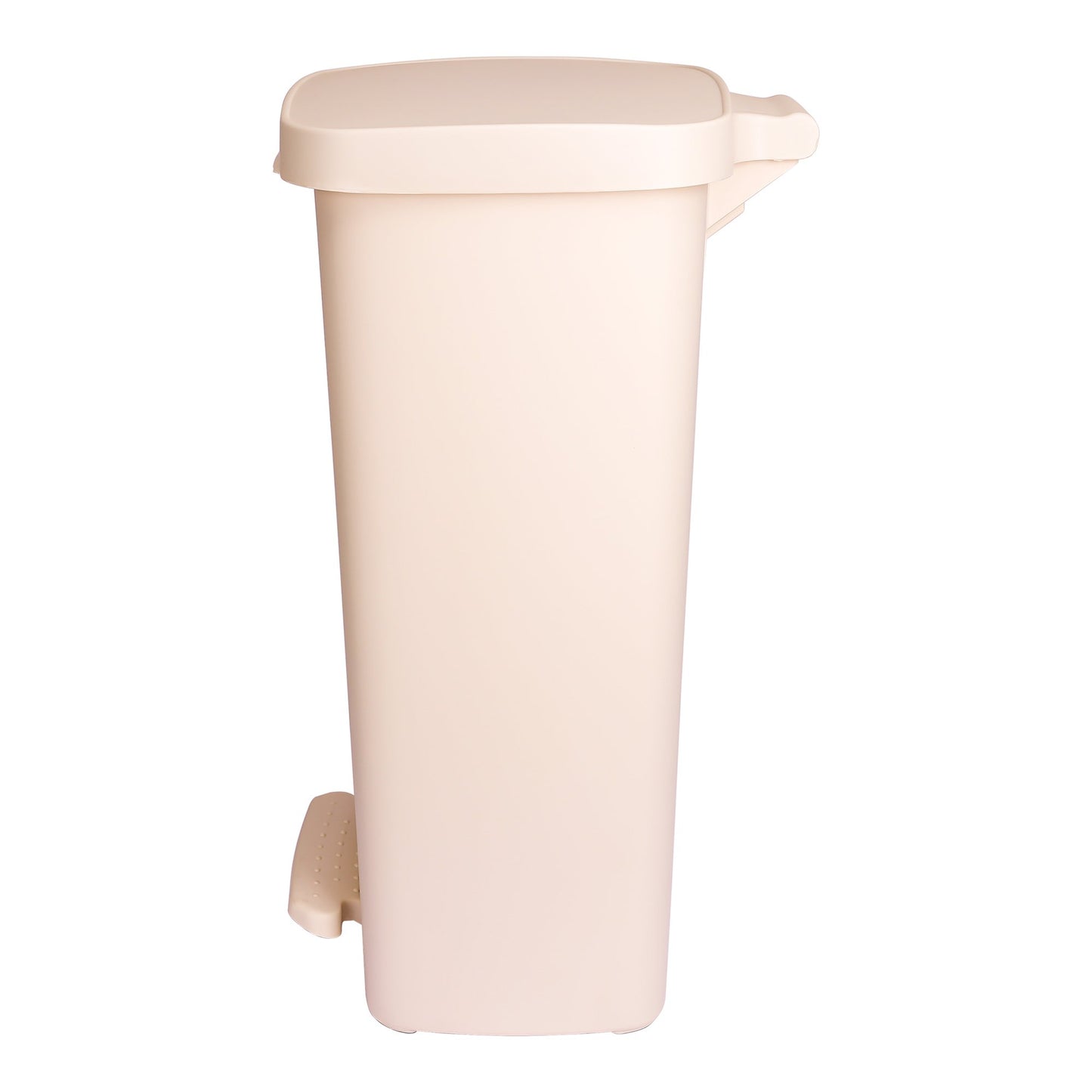 Trash Can McKesson 52 Quart / 13 gal. Beige Plastic Rectangular