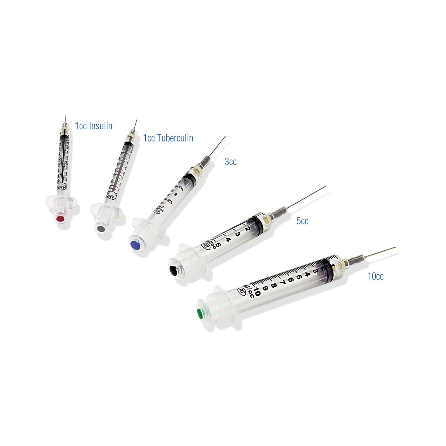 VanishPoint® Syringe with Hypodermic Needle, 22 Gauge, 1-1/2 Inch Needle Length