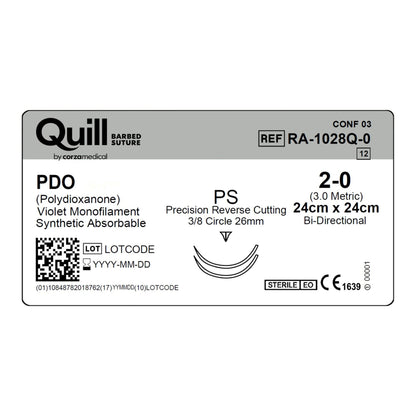 Quill™ Knotless Tissue-Closure Device Suture with Needle