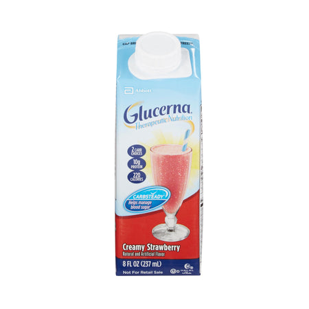 Abbott Nutrition 64925 Glucerna Strawberry Therapeutic Nutrition Shake, 8-ounce carton